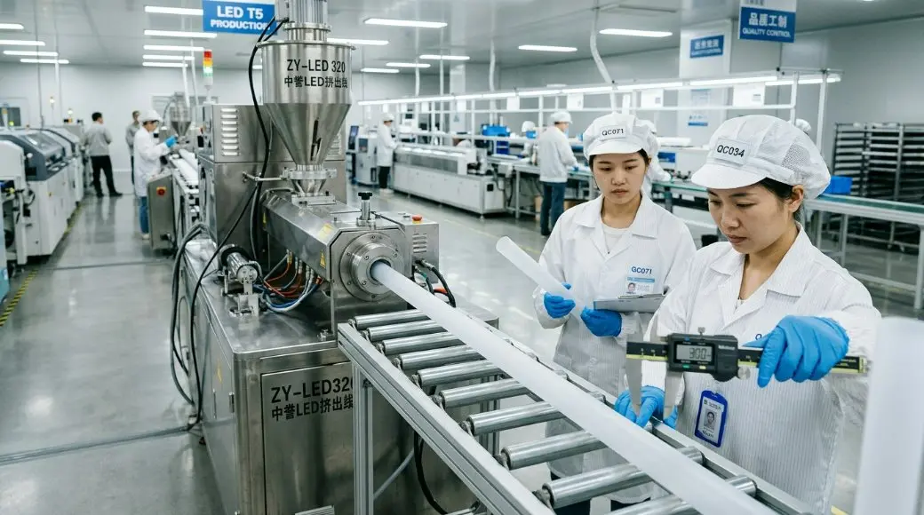 Çində Premium LED Boru Ev Fabriki: 2026 Qlobal Standartlar və 3D Fərdiləşdirmə üçün Yeniliklər