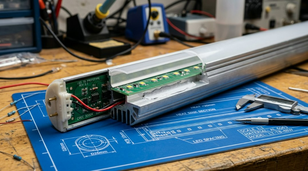 10 mm PCB ilə LED T8 Boru Gövdəsi üçün 2026 Ultimate Bələdçi: Termal Məlumat, 3D CAD və UL Uyğunluğu